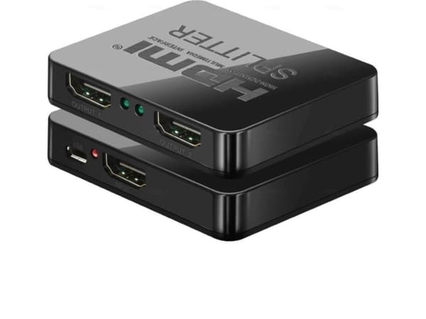 PremiumCord PREMIUMCORD HDMI splitter 1-2 porter, drevet av USB, 4K, FULL HD, 3D