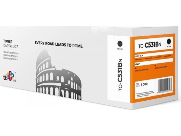Väriaine Oki C531 TO-C531BN musta 100% uusi