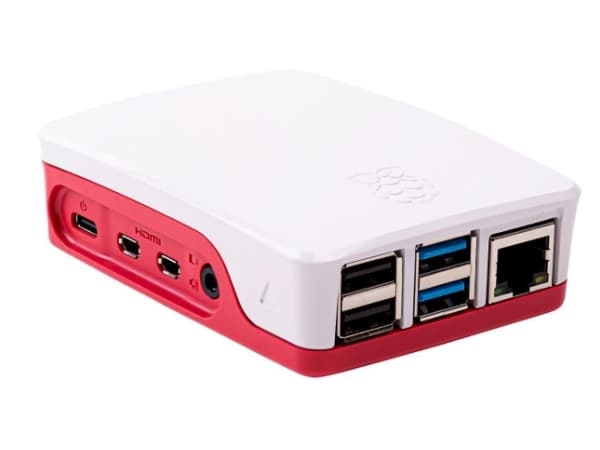 Raspberry Pi - Boks - ABS-plast - rød/hvit