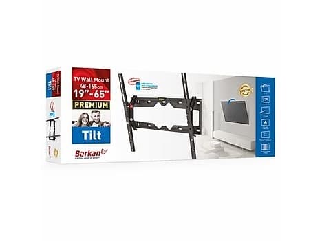 Veggfeste for TV 13-65" LED/LCD 50kg tiltbar slank 68mm