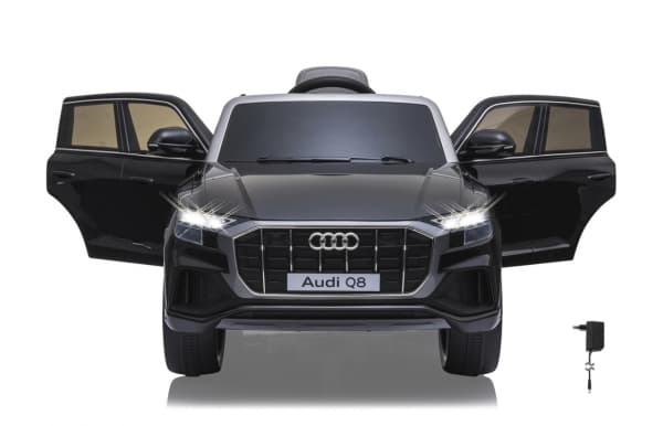Jamara Audi Q8, 3 år, 4 hjul, Sort, Batterier kreves