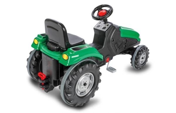 Jamara Pedal Tractor Big Wheel, 3 år, 4 hjul, Sort, Grønn