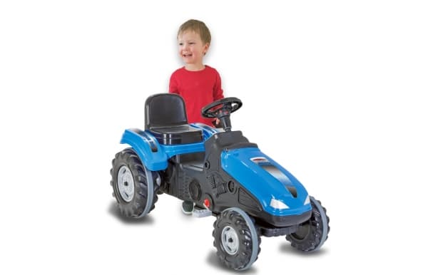 Jamara Pedal Tractor Big Wheel, 3 år, 4 hjul, Sort, Blå