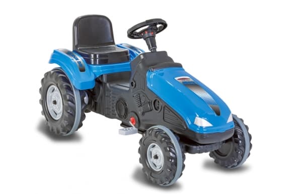 Jamara Pedal Tractor Big Wheel, 3 år, 4 hjul, Sort, Blå