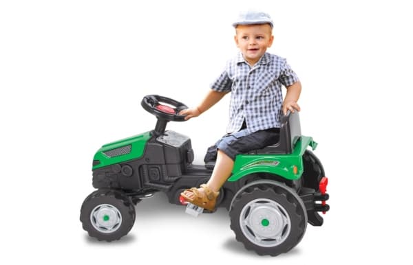 Jamara Pedal Tractor Strong Bull, 3 år, 4 hjul, Sort, Grønn