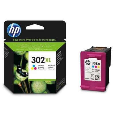 HP 302XL Bläckpatron Trefärgad - Cyan/Magenta/Gul