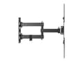 Miniatyrbilde 3 av 3: Vision VFM-WA4X4/V3 - Monteringssett - dobbeltleddelt - for LCD-skjerm - stål - svart - skjermstørrelse: 37"-60" - veggmonterbar