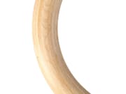 HMS Wooden Gymnastic Rings With Measure Carabiner TX08
