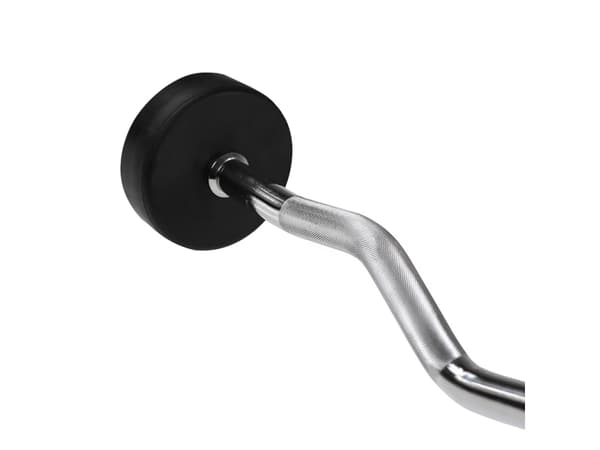 Fast gummiert vektstang/stang 15 kg HMS GSL15