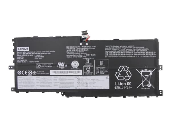 Simplo - Batteri til bærbar PC - litiumion - 4-cellers - 3520 mAh - 54 Wh - FRU - for ThinkPad X1 Yoga (3rd Gen) 20LD, 20LE, 20LF, 20LG