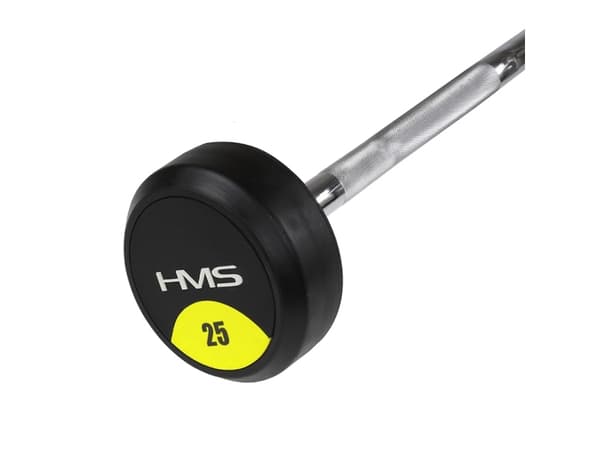 Fast gummiert vektstang/stang 25 kg HMS GSL25