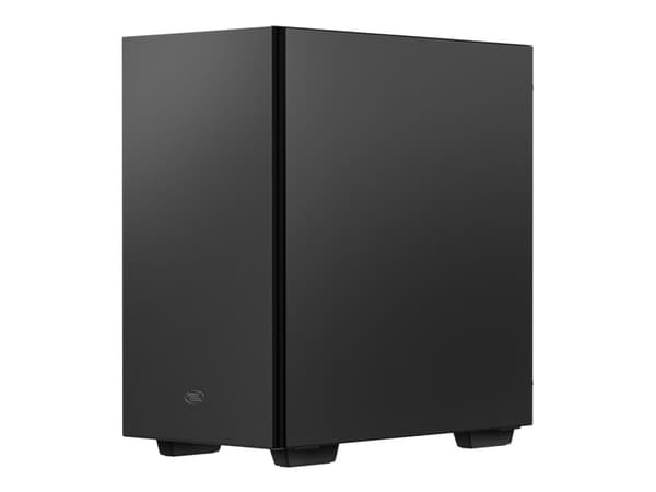 DeepCool MACUBE 110 - Tower - mini ITX / micro ATX - sidepanel med vindu (herdet glass) - ingen strømforsyning (ATX / PS/2) - svart - USB/lyd Sort