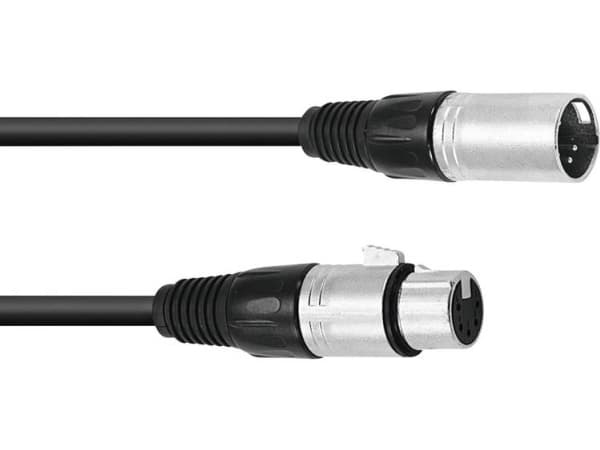Omnitronic 30220765, XLR (5-pin), Hankoppling, XLR (5-pin), Honkoppling, 1,5 m, Svart