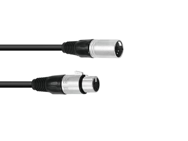 Omnitronic 30220765, XLR (5-pin), Hankoppling, XLR (5-pin), Honkoppling, 1,5 m, Svart