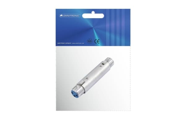 Omnitronic 30226572, XLR, 3pin XLR, Sølv