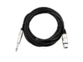 Miniatyrbild 4 av 5: Omnitronic 3022516M, XLR (3-pin), Hankoppling, 6,35mm, Hankoppling, 2 m, Svart