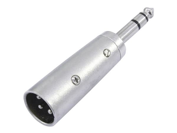 Omnitronic 30226455, 3-pin XLR, 6,3 mm, Sølv