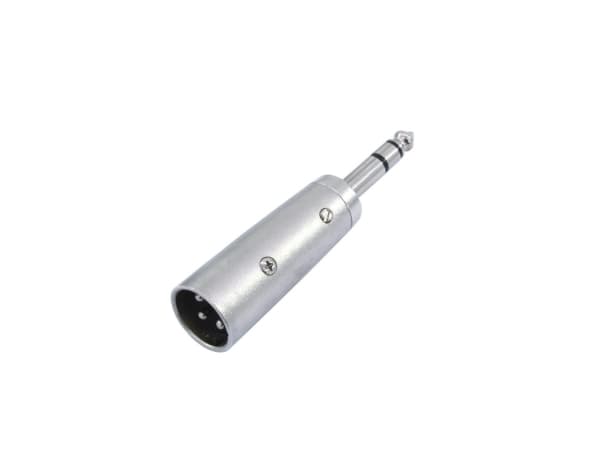 Omnitronic 30226455, 3-pin XLR, 6,3 mm, Sølv