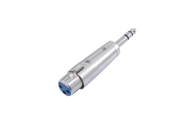 Omnitronic 30226405, 3-pin XLR, 6,3 mm, 0,09 m, Sølv