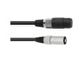 Miniatyrbilde 5 av 5: Omnitronic 30225590, Speakon, Hunkjønn, XLR (3-pin), Hankjønn, 1 m, Sort