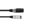 Miniatyrbilde 1 av 5: Omnitronic 30225590, Speakon, Hunkjønn, XLR (3-pin), Hankjønn, 1 m, Sort