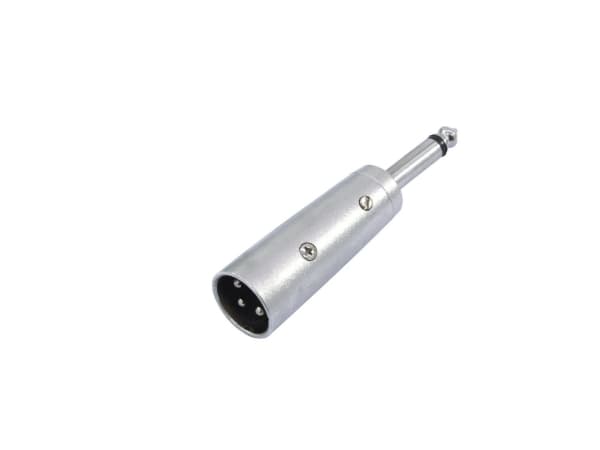 Omnitronic 30226450, 3-pin XLR, 6,3 mm, Silver