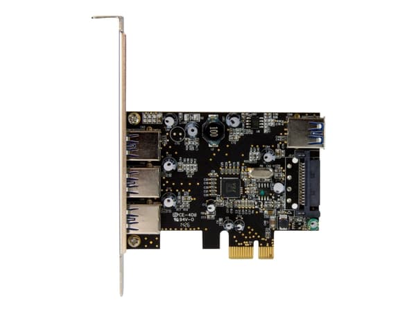 StarTech.com PCI Express USB 3.0-kort med 4 portar - USB-adapter - PCIe 2.0 låg profil - USB 3.0 x 4 - för P/N: CFASTRWU3, ST1030USBM, ST43004UA, ST4