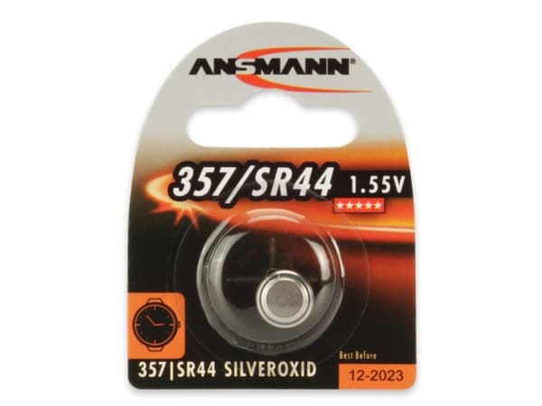 ANSMANN - Batteri SR44 - silveroxid - 158 mAh