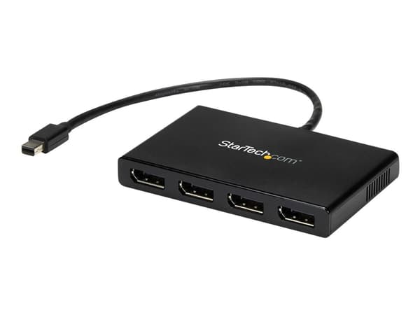 StarTech.com 4-ports multi-bildskärmsadapter - Mini DisplayPort till DisplayPort MST-hubb - 4x 1080p - Video-splitter för utökat skrivbordsläge endas