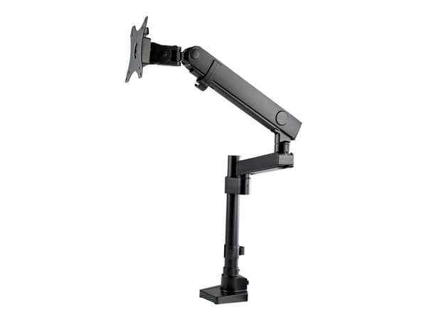 StarTech.com Desk Mount Monitor Arm with 2x USB 3.0 ports, Pole Mount Full Motion Single Arm Monitor Mount up to 17.6lbs/8kg VESA Display, Ergonomic