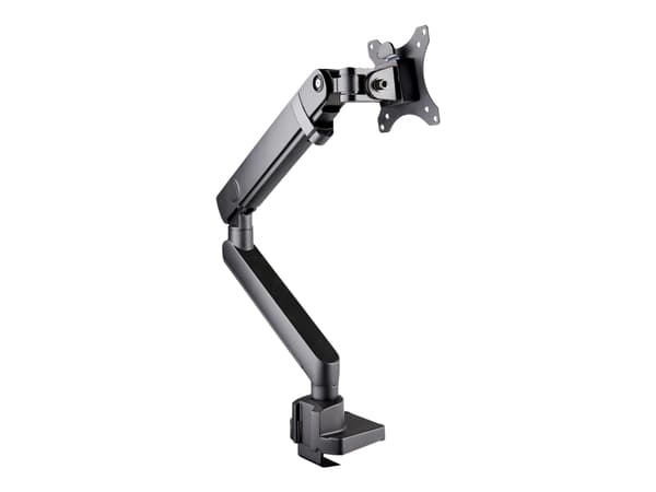 StarTech.com Desk Mount Monitor Arm with 2x USB 3.0 ports, Slim Full Motion Adjustable Single Monitor VESA Mount up to 17.6lbs (8kg) Display, Ergonom