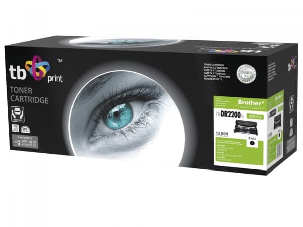 TB Print TB-DR2200N, 12000 sider, Sort, 1 stykker