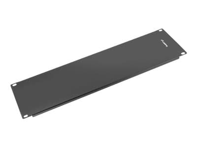 Lanberg - Stativsløringspanel - sort, RAL 9004 - 3U - 19"