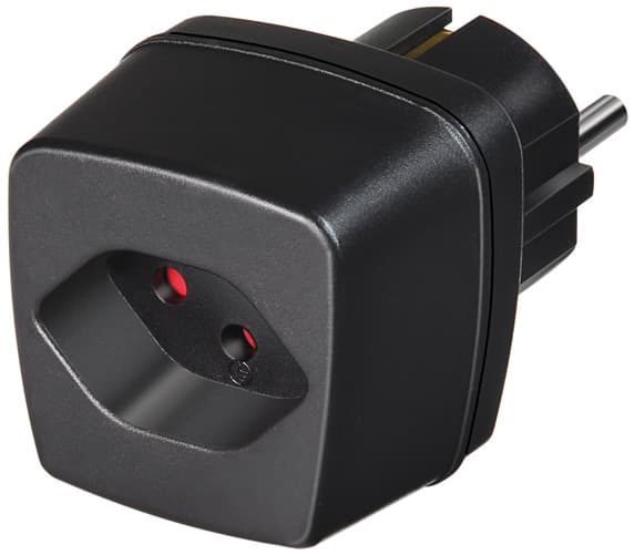 brennenstuhl Travel Adapter - Strømkoblingsadapter - svart