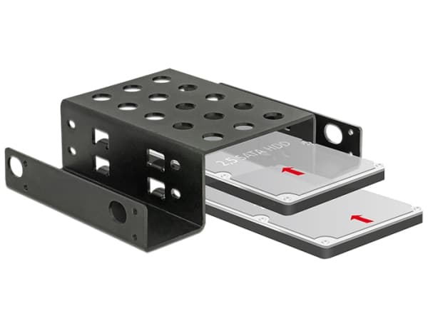 DeLOCK 18270, Metalli, Musta, 103 mm, 146 mm, 38 mm