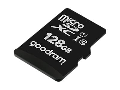 GOODRAM M1AA - Flash-minneskort (microSDXC till SD-adapter inkluderad) - 128 GB - UHS-I U1 / Class10 - mikroSDXC UHS-I
