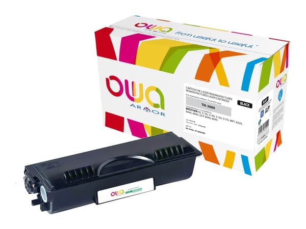 OWA - Svart - kompatibel - återanvänd - tonerkassett (alternativ för: Brother TN3060) - för Brother DCP-8040, 8045, HL-5130, 5140, 5150, 5170, MFC-82