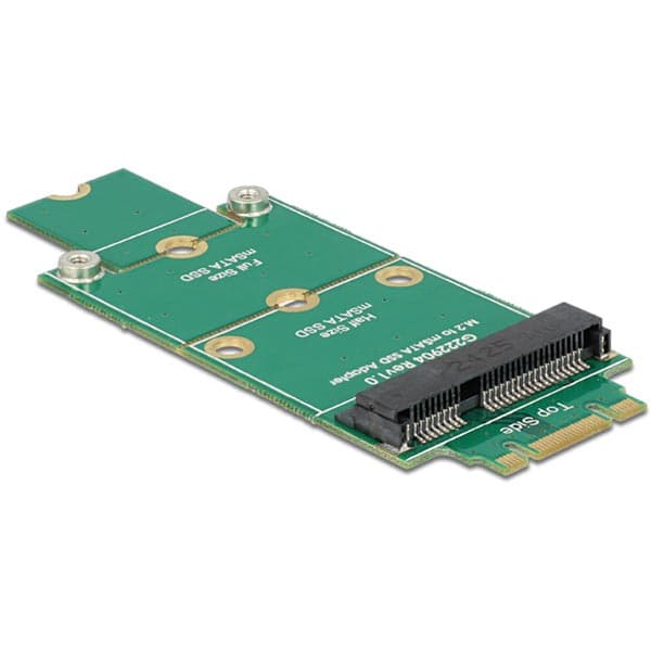 DeLOCK Adapter mSATA > M.2 NGFF - Lagringskontroll - mSATA - mSATA - M.2-kort