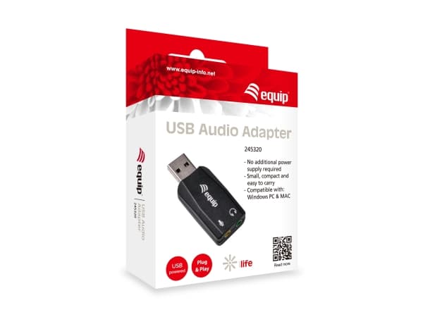 Equip 245320, USB Type-A, Svart, 22 mm, 51 mm, 12 mm, 85 g
