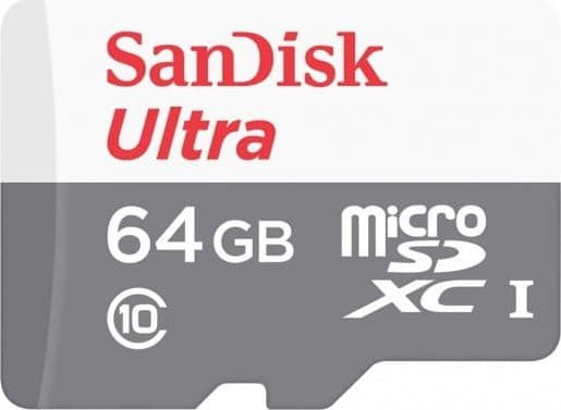 SanDisk Ultra - Flash-minneskort - 64 GB - UHS-I / Class10 - mikroSDXC UHS-I