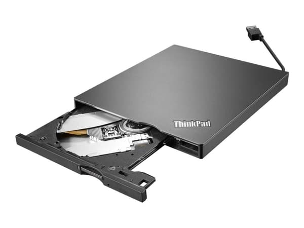 Lenovo ThinkPad UltraSlim USB DVD Burner - Levyke - DVD±RW (±R DL) / DVD-RAM - SuperSpeed USB 3.0 - ekstern - CRU