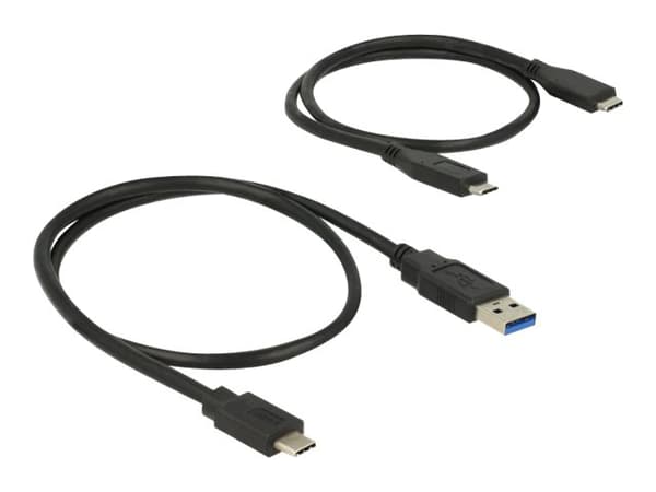 Delock External Enclosure for Ultra Slim SATA Drives 9.5 mm - Diskenhet - DVD±RW (±R DL) / DVD-RAM / BD-ROM - SuperSpeed USB 3.1 Gen 1 - extern - sva