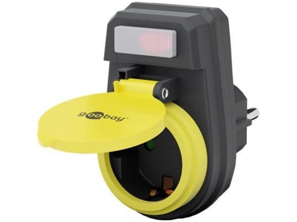 Goobay 41266, Tyyppi F, Tyyppi F, 250 V, 16 A, Musta, 3680 W