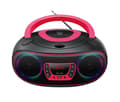 Pikkukuva 4 / 5: Denver TCL-212BT PINK, 1,19 kg, Musta, Vaaleanpunainen, Kannettava CD-soitin