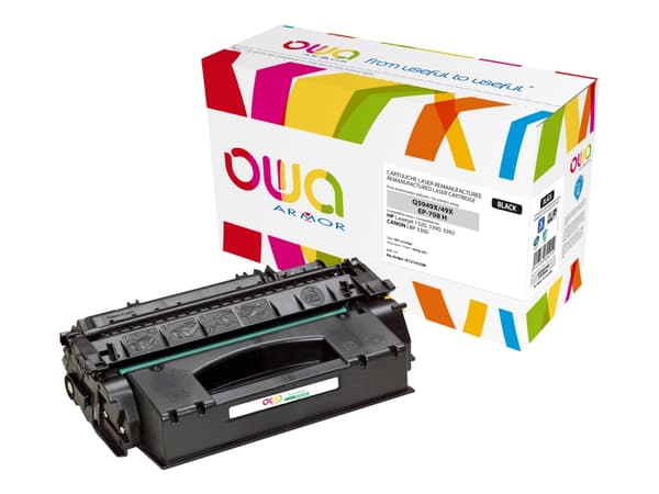 OWA - Svart - kompatibel - gjenfabrikert - tonerpatron (alternativ for: HP Q5949X) - for HP LaserJet 1160, 1160Le, 1320, 1320n, 1320nw, 1320t, 1320tn
