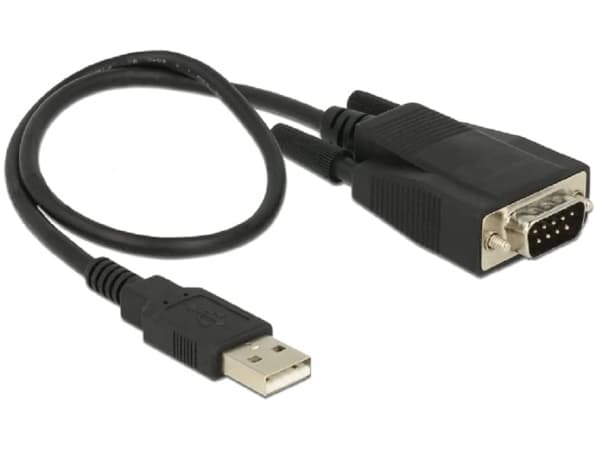 Delock - Seriell adapter - USB-type A (hann) til DB-9 (hann) - 35 cm