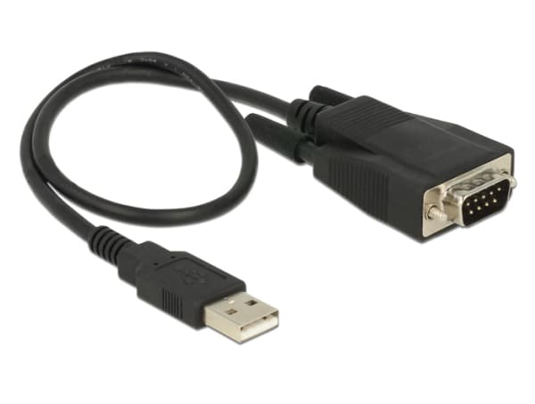 Delock - Seriell adapter - USB-type A (hann) til DB-9 (hann) - 35 cm