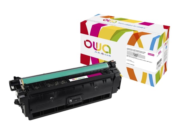 OWA - Hög kapacitet - magenta - kompatibel - återanvänd - tonerkassett (alternativ för: HP 508X) - för HP Color LaserJet Enterprise MFP M577; LaserJe