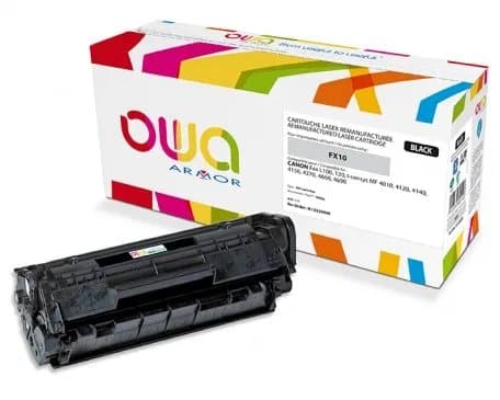 OWA - Svart - kompatibel - gjenfabrikert - tonerpatron (alternativ for: Canon FX-10) - for Canon i-SENSYS FAX-L140, L160, MF4018, MF4320, MF4330, MF4