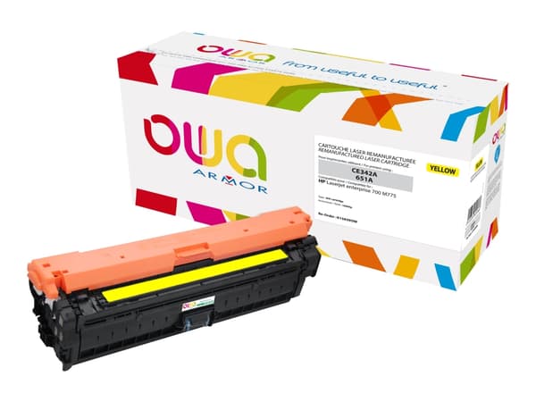 OWA - Gul - kompatibel - återanvänd - tonerkassett (alternativ för: HP CE342A) - för HP Color LaserJet Enterprise MFP M775; LaserJet Managed MFP M775